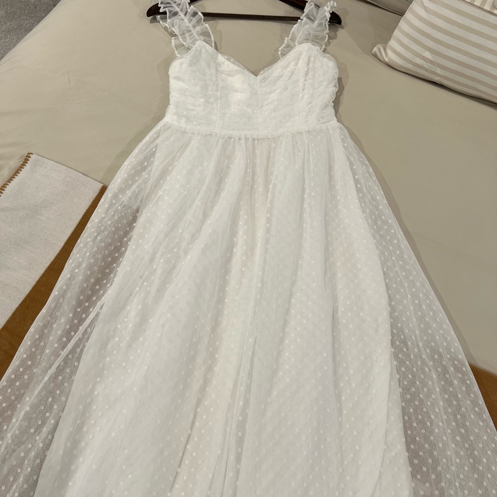 Bridal dress from Lulus I only wore it once to my rehearsal dinner